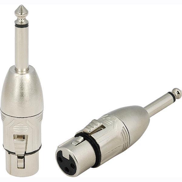 RX-J382 6.3mm Mono Erkek - XLR 3 pin Dişi Çevirici — görsel 1