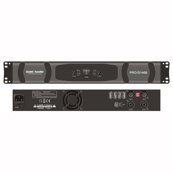 PRO-D1400 2*1400W Power Amplifikatör — görsel 1