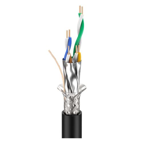 C6APX-300m-BK 300mt CAT6A S/FTP 23AWG Profesyonel Network Kablosu — görsel 1