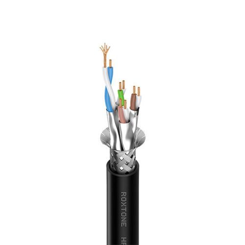HFC6AU-300m-BK 300mt CAT6A S/FTP Süper Esnek PUR Network Kablosu — görsel 1