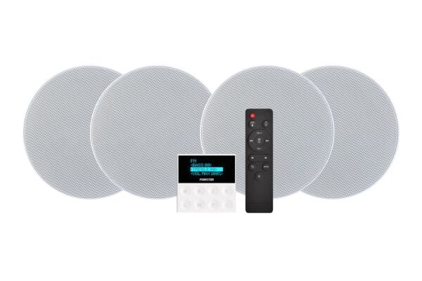 Fonestar KS-WALL-4 Ses Kiti: 2x15 Watt Amfi + 4x 6 inç Hoparlör — görsel 1
