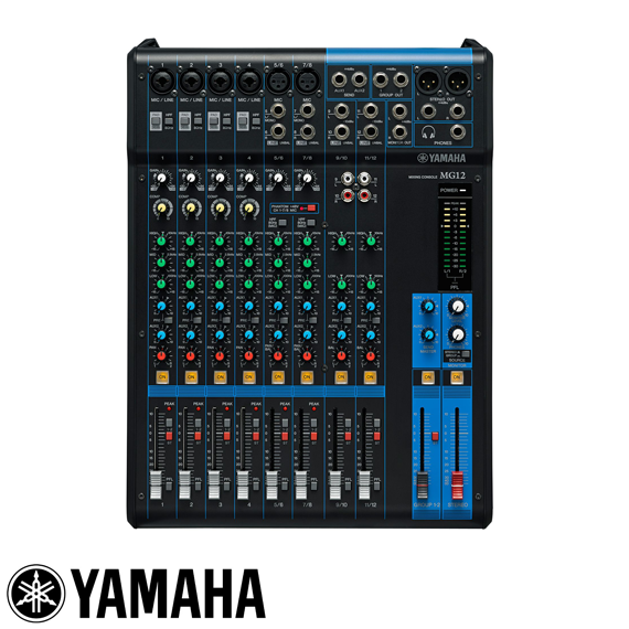 Yamaha MG12 12 Kanal Anolog Mixer — görsel 1