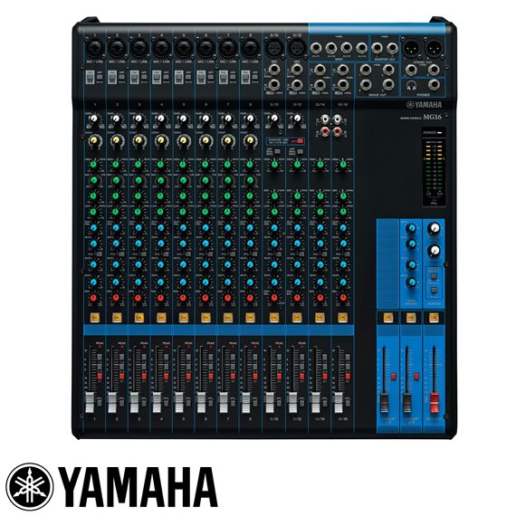 Yamaha MG16 16 Kanal Anolog Mixer — görsel 1
