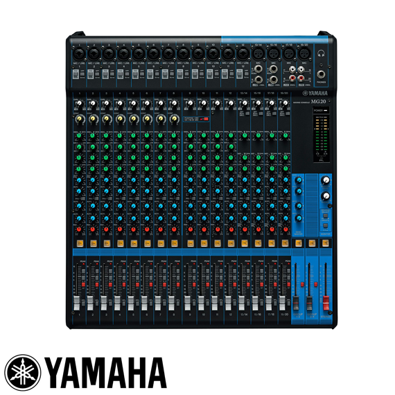 Yamaha MG20 20 Kanal Anolog Mixer — görsel 1