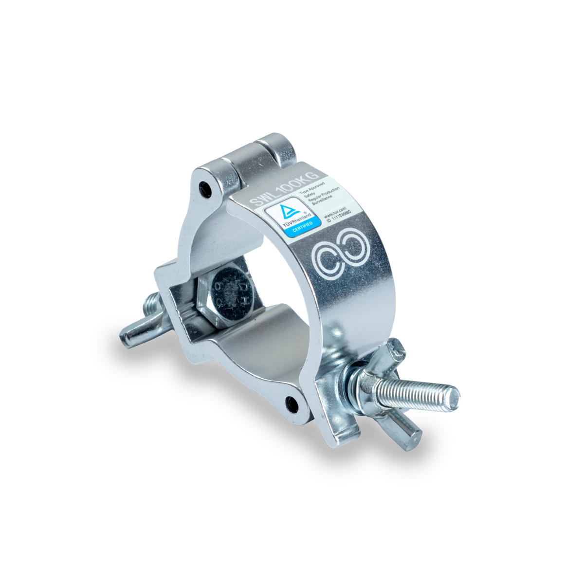 Centolight CLC-50100S 41–53 mm, 100 kg TÜV belgeli alüminyum truss kelepçesi — görsel 1
