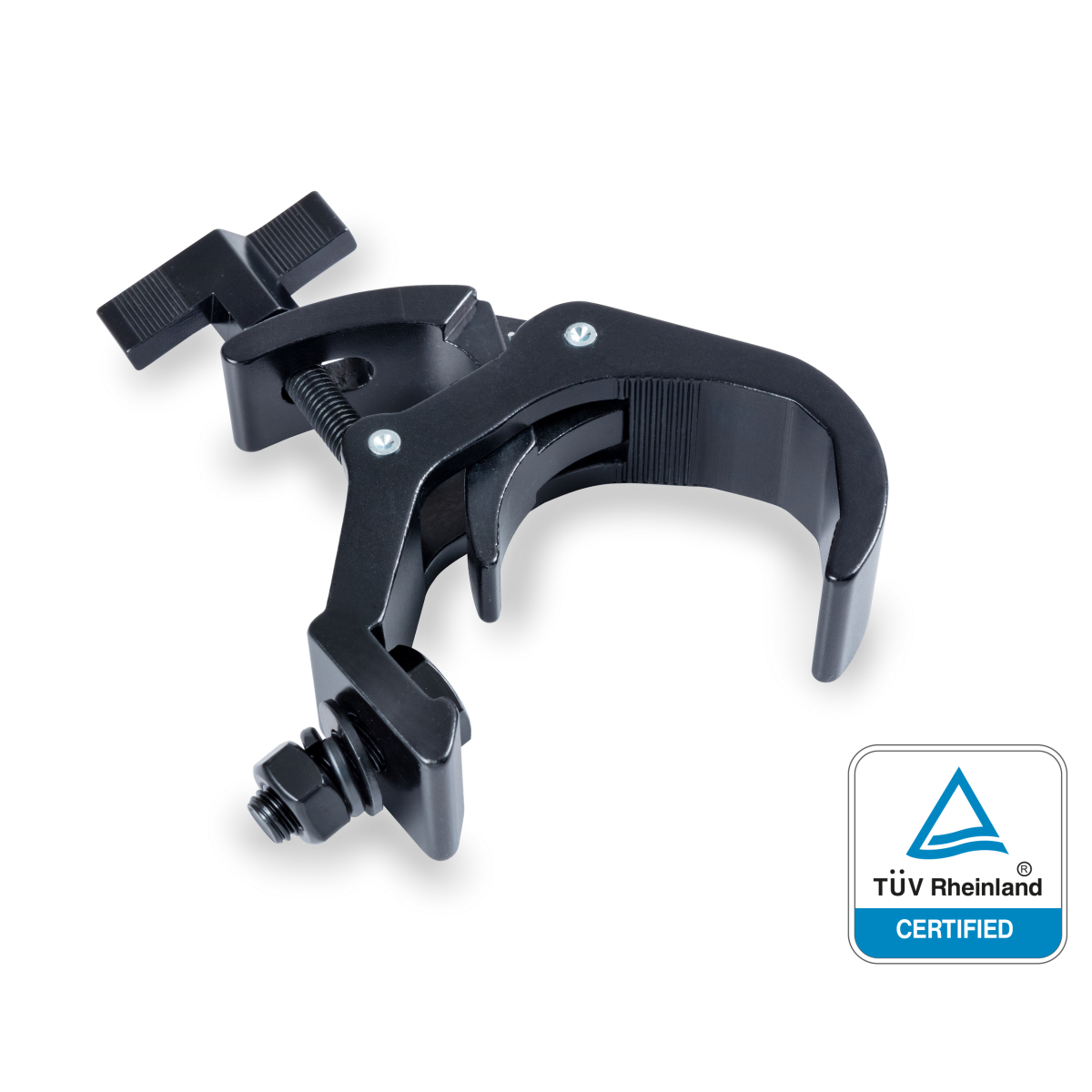 Centolight CLCR- 60100B 38–60 mm, 100 kg hızlı açılan siyah truss kelepçesi — görsel 1
