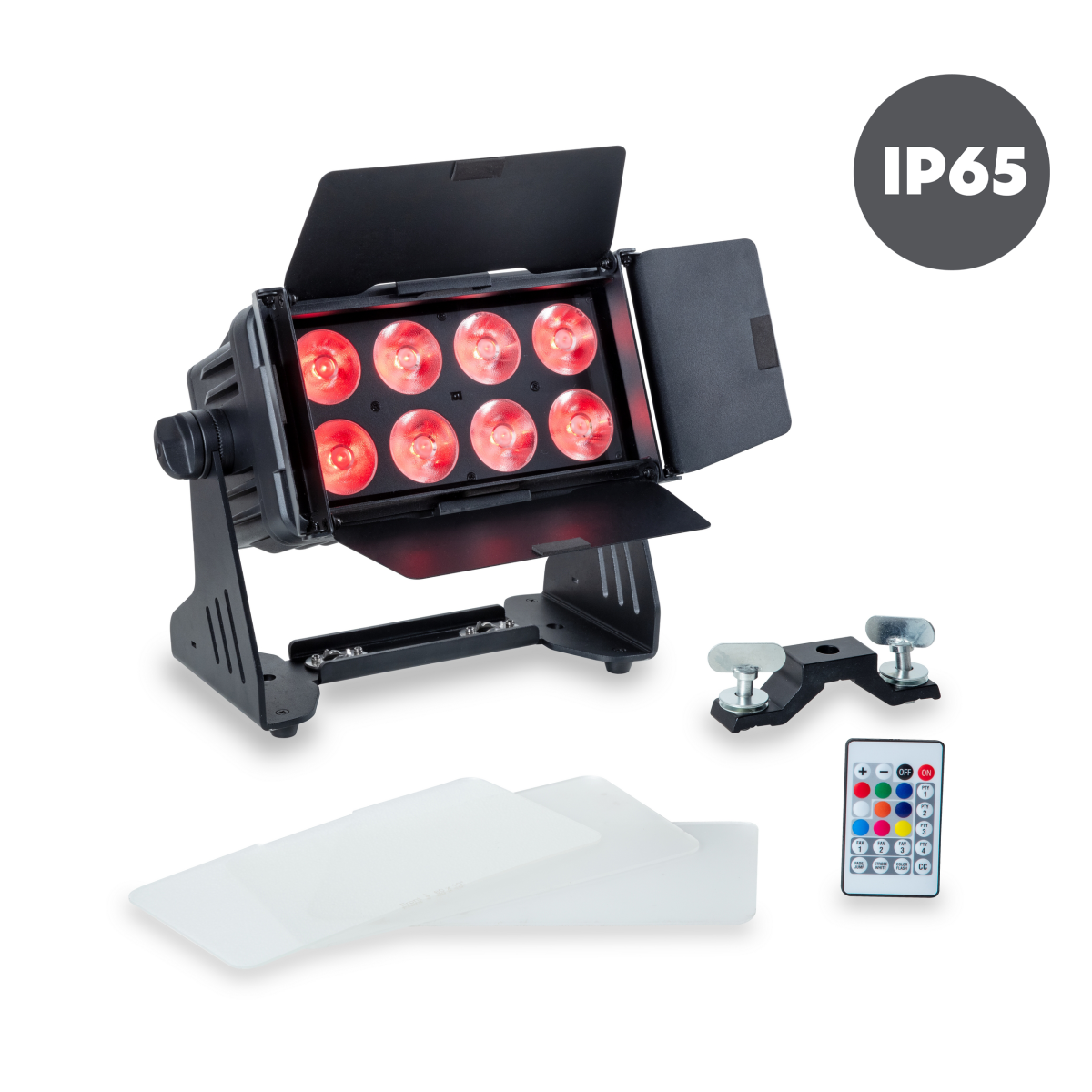 Centolight MOODMASTER 8 IP65 korumalı, 8 × 15 W bataryalı wash projektör — görsel 1