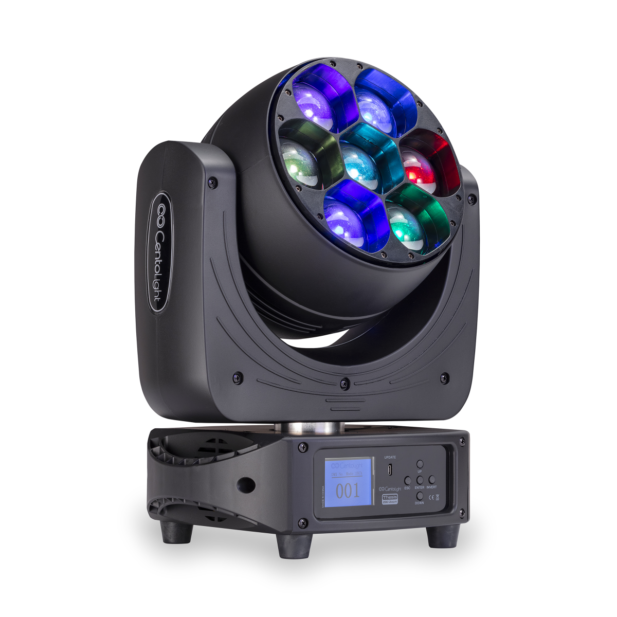 Centolight THESIS 280 ZOOM 7 × 40 W LED'li zoomlu wash moving head — görsel 1