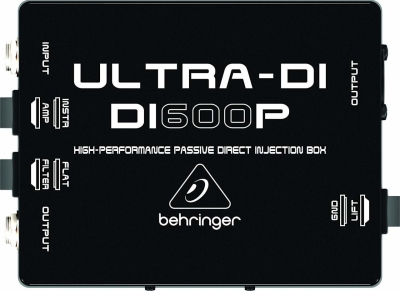 Behringer DI600P 1 Kanal Pasif Mikrofon ve Enstrüman DI Box — görsel 1