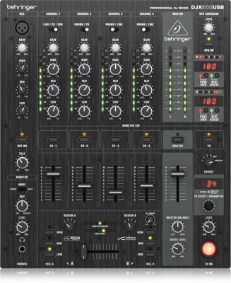 Behringer DJX900USB Pro Mixer 5 Kanallı USB DJ Mikser — görsel 1