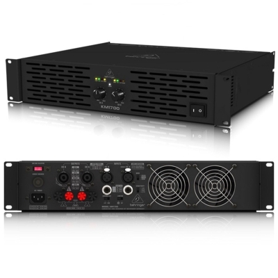 Behringer KM1700 Profesyonel 1700W 2 Kanal Power Anfi — görsel 1