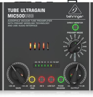 Behringer MIC500 USB Preamp Preamp Ses Kartı — görsel 1
