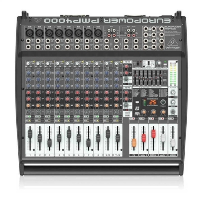 Behringer PMP4000 1600 Watt 16 Kanal Power Mikser — görsel 1