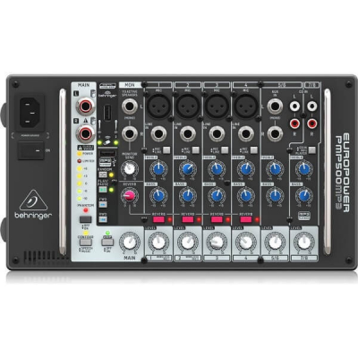 Behringer PMP500MP3 500 Watt 8 Kanal Mp3'lü Power Mikser — görsel 1