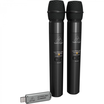 Behringer ULTRALİNK ULM202USB KABLOSUZ ÇİFT VOKAL MİKROFONU — görsel 1