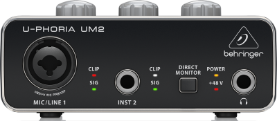 Behringer UM2 Tek Kanal Ses Kartı — görsel 1