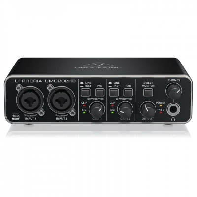 Behringer UMC202HD 2 Kanal USB Ses Kartı — görsel 1