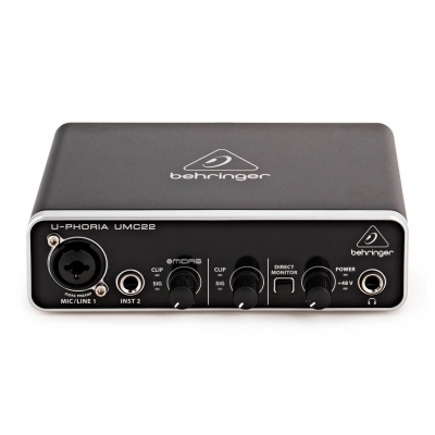 Behringer UMC22 Tek Kanal USB Ses Kartı — görsel 1
