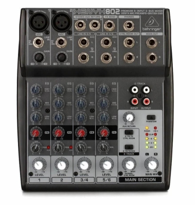 Behringer XENYX 802 Analog Mikser — görsel 1