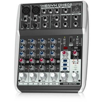 Behringer Xenyx QX602MP3 6 Kanal Mp3'lü Mikser — görsel 1