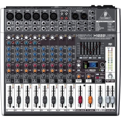 Behringer XENYX X1222USB 16 Kanallı Efektli Mikser — görsel 1