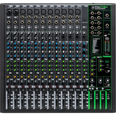 Mackie PROFX16v3 16 Kanal Profesyonel Efektli Analog Deck Mikser — görsel 1