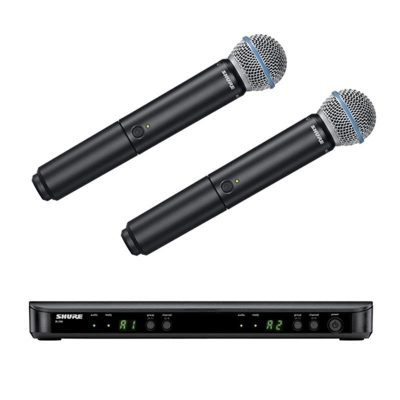 Shure BLX288E/B58 Kablosuz Vokal Mikrofonu — görsel 1