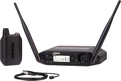 Shure GLXD14+/93 Çift Bantlı Dijital Kablosuz Yaka Mikrofon Sistemi — görsel 1