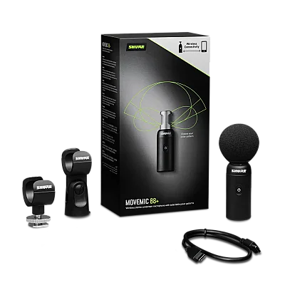 Shure MoveMic 88+ KIT Kablosuz Video Mikrofonu (Alıcı Dahil) — görsel 1