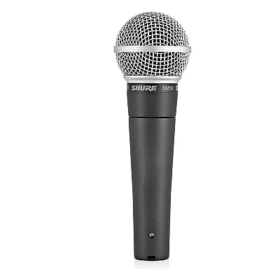 Shure SM58-LCE Dinamik Vokal El Sahne Mikrofonu — görsel 1