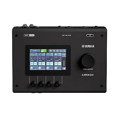 Yamaha URX22 4 Giriş 2 Çıkış Dokunmatik Ekranlı USB Ses Kartı — görsel 1