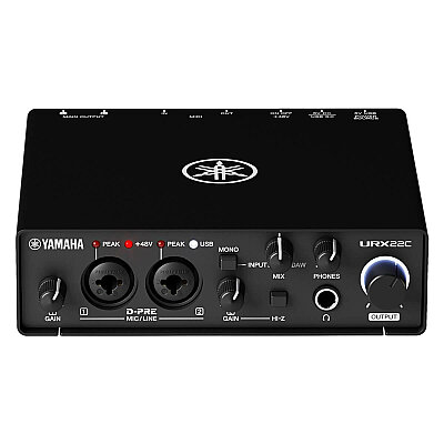 Yamaha URX22C 2 Kanal 32-bit USB-C Ses Kartı — görsel 1