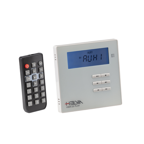 Helvia - HWA-20 PLAY Bluetooth'lu 2x10W Duvar Tipi Amplifikatör — görsel 1