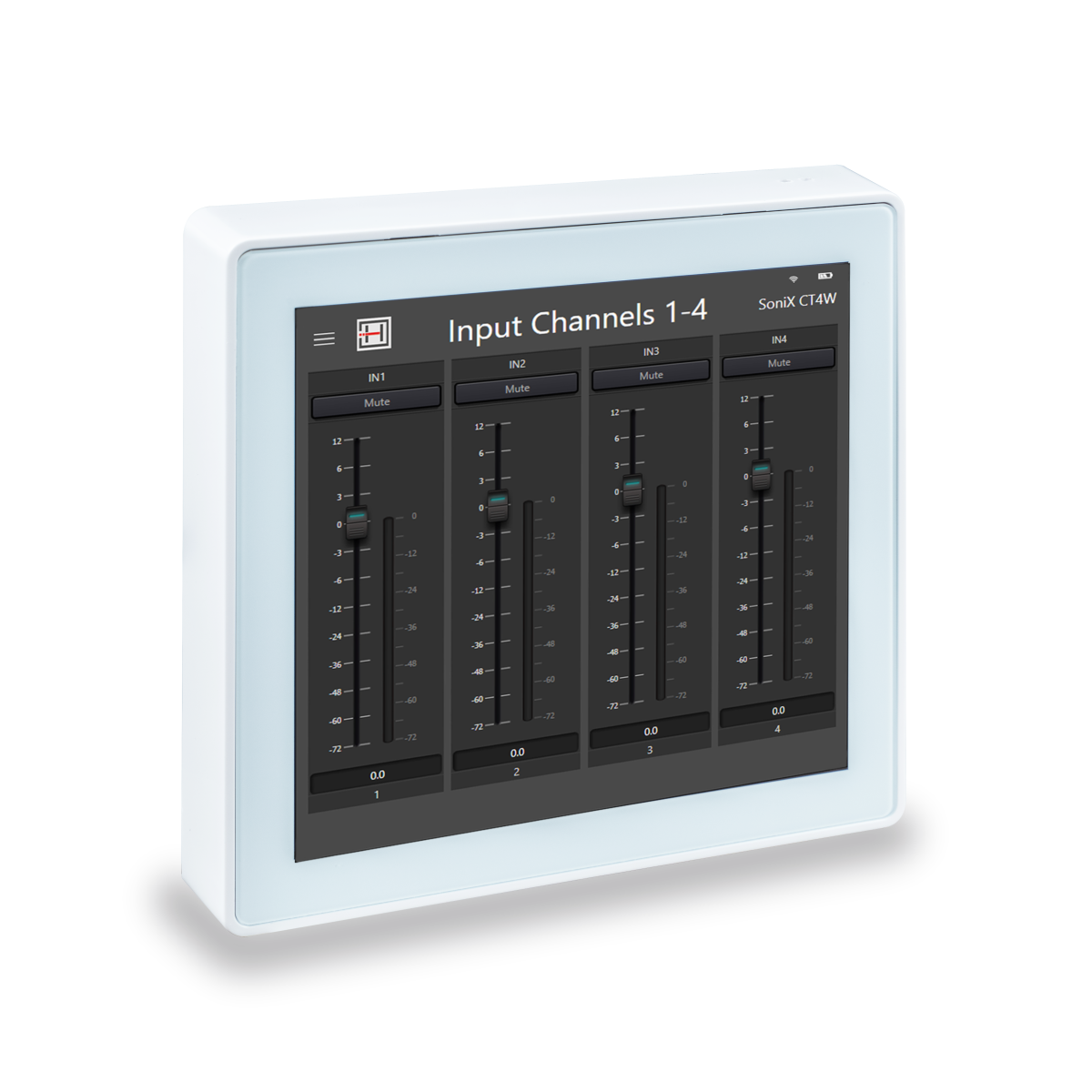 Helvia - SONIX CT4W SoniX M0808D ve M1616D İçin 4” TFT Dokunmatik Duvar Kontrol Paneli, Açık Gri — görsel 1