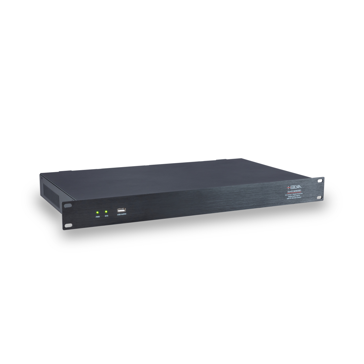 Helvia - SONIX M0808D Dahili 8x8 Dante™ Kanallı 8 Giriş 8 Çıkış DSP Ses Matrisi — görsel 1