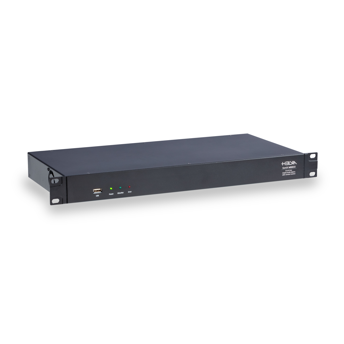 Helvia - SONIX M8800 TCP/IP ve USB Kontrollü 8 Giriş 8 Çıkış Ses Matrisi — görsel 1