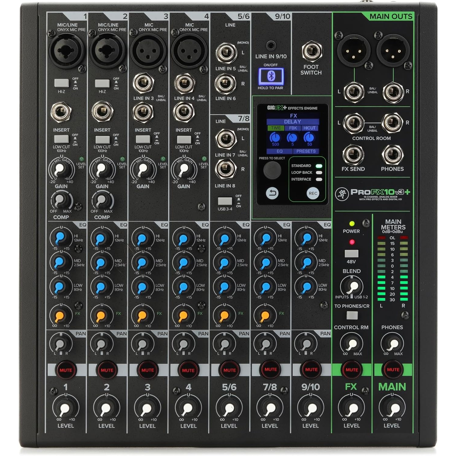 ProFX10v3+ 10-Kanal Mikser — görsel 1