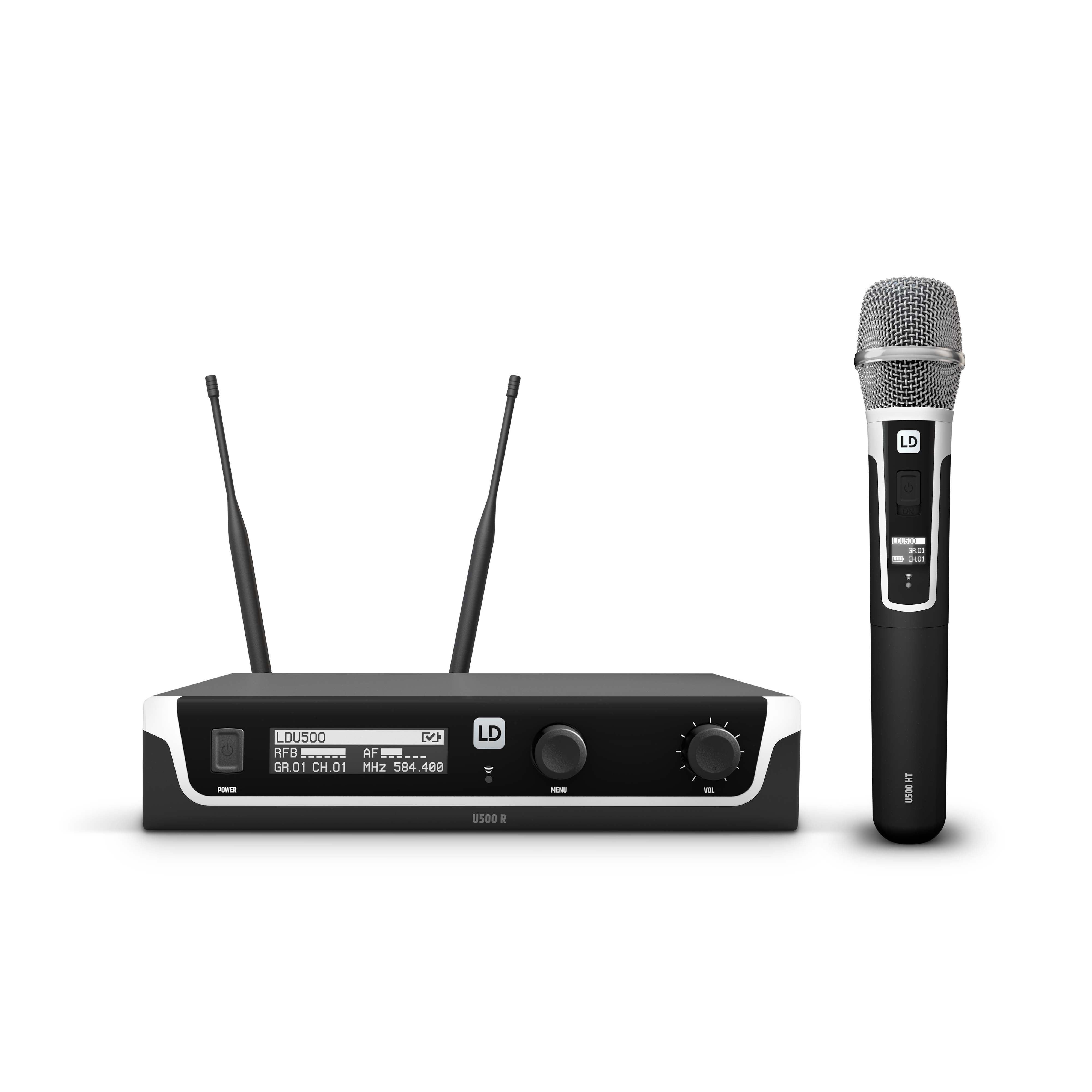 U505 HHC Kablosuz El Mikrofon Sistemi — görsel 1