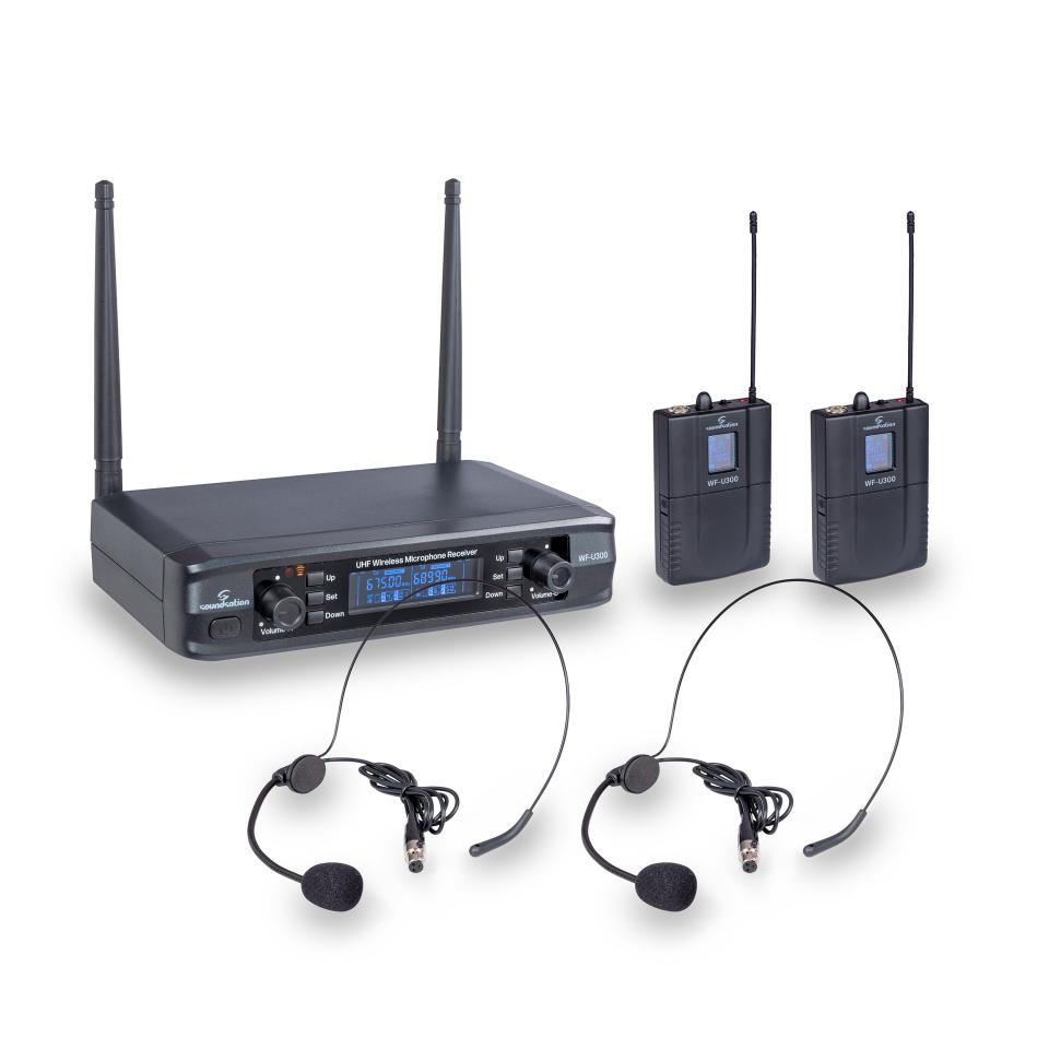 Soundsation WF-U300PP-A2 İki Bel Tipi Vericili Kablosuz Mikrofon Sistemi — görsel 1